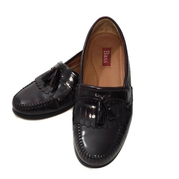 Bass Other - Bass Leather Grammar Kiltie Tassel Loafers 10EE